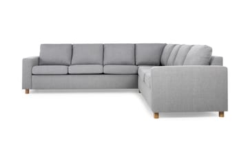 Crazy 6-seters Vendbar L-formet X-Large Hjørnesofa i Stoff