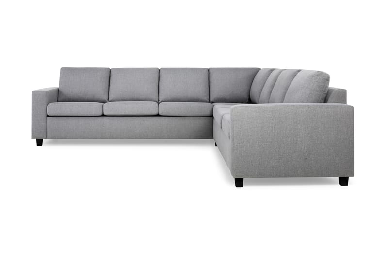 Crazy 6-seters Vendbar L-formet X-Large Hjørnesofa i Stoff - Grå - Møbler - Sofaer - Hjørnesofa