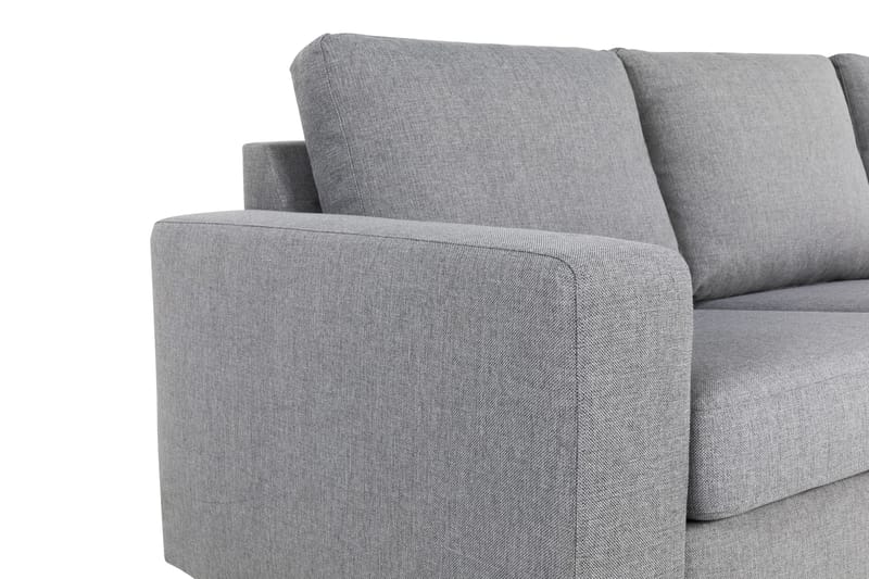 Crazy 6-seters Vendbar L-formet X-Large Hjørnesofa i Stoff - Grå - Møbler - Sofaer - Hjørnesofa