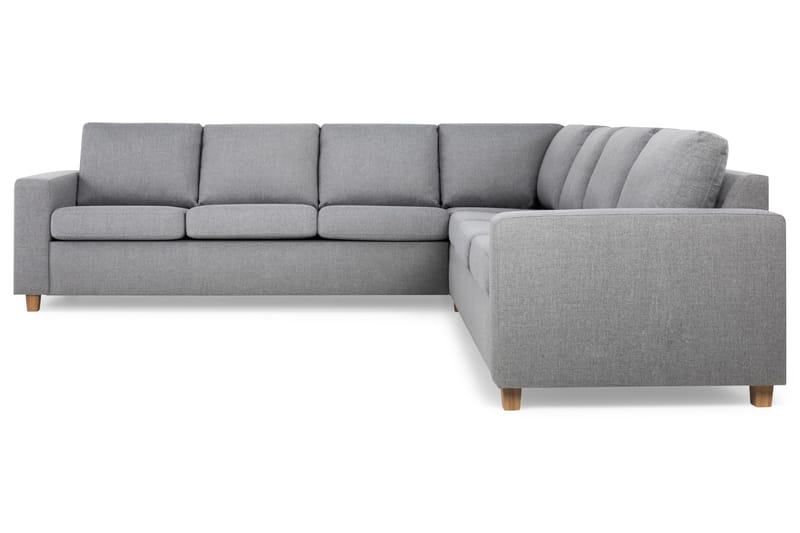 Crazy 6-seters Vendbar L-formet X-Large Hjørnesofa i Stoff - Grå - Møbler - Sofaer - Hjørnesofa