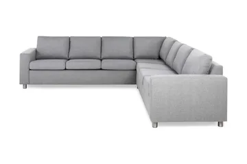 Crazy 6-seters Vendbar L-formet X-Large Hjørnesofa i Stoff