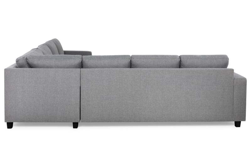 Crazy 6-seters Vendbar L-formet X-Large Hjørnesofa i Stoff - Grå - Møbler - Sofaer - Hjørnesofa