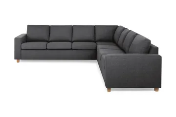 Crazy 6-seters Vendbar L-formet X-Large Hjørnesofa i Stoff