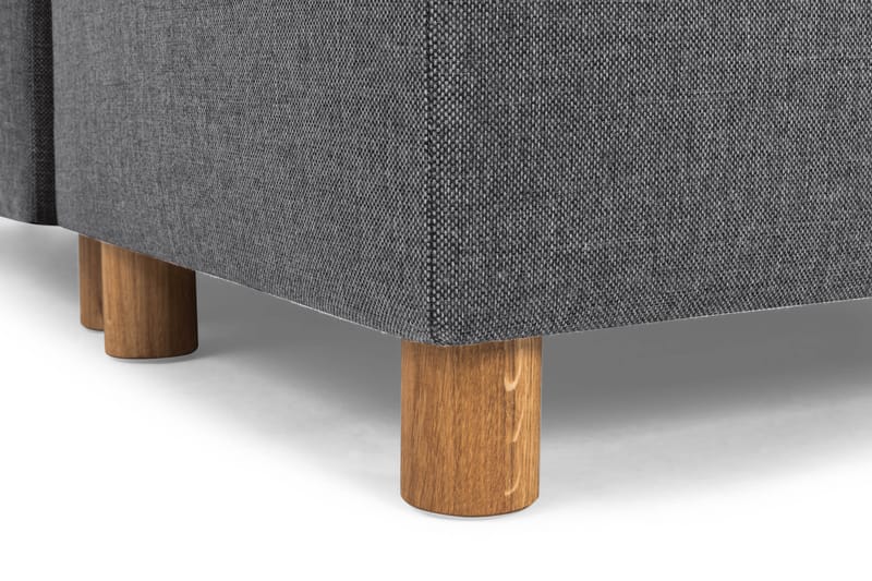 Crazy 6-seters Vendbar L-formet X-Large Hjørnesofa i Stoff - Mørk grå - Møbler - Sofaer - Hjørnesofa