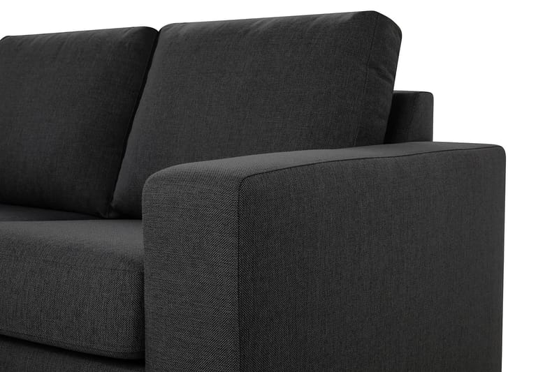 Crazy 6-seters Vendbar L-formet X-Large Hjørnesofa i Stoff - Mørk grå - Møbler - Sofaer - Hjørnesofa