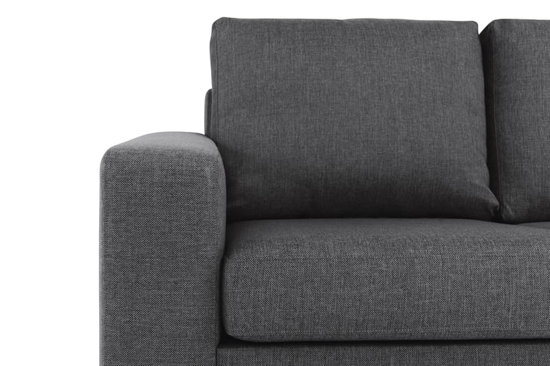 Crazy 6-seters Vendbar L-formet X-Large Hjørnesofa i Stoff - Mørk grå - Møbler - Sofaer - Hjørnesofa