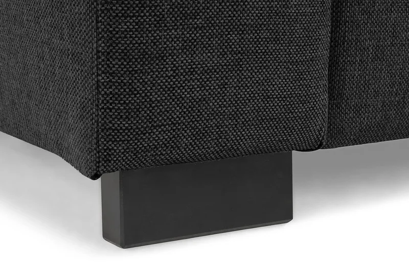 Crazy 6-seters Vendbar L-formet X-Large Hjørnesofa i Stoff - Mørk grå - Møbler - Sofaer - Hjørnesofa