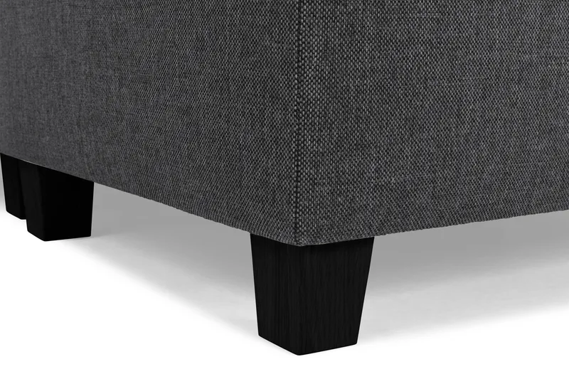 Crazy 6-seters Vendbar L-formet X-Large Hjørnesofa i Stoff - Mørk grå - Møbler - Sofaer - Hjørnesofa