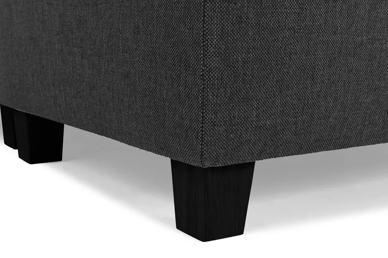 Crazy 6-seters Venstrevendt U-formet Large Hjørnesofa med Divan i Stoff - Antrasitt - Møbler - Sofaer - Hjørnesofa - Hjørnesofa med divan