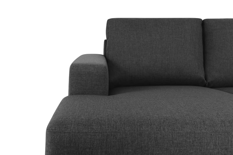 Crazy 6-seters Venstrevendt U-formet Large Hjørnesofa med Divan i Stoff - Antrasitt - Møbler - Sofaer - Hjørnesofa - Hjørnesofa med divan