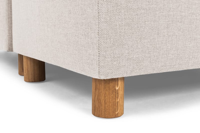 Crazy 6-seters Venstrevendt U-formet Large Hjørnesofa med Divan i Stoff - Beige - Møbler - Sofaer - Hjørnesofa