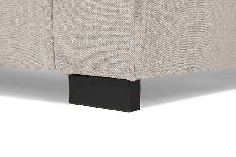 Crazy 6-seters Venstrevendt U-formet Large Hjørnesofa med Divan i Stoff - Beige - Møbler - Sofaer - Hjørnesofa