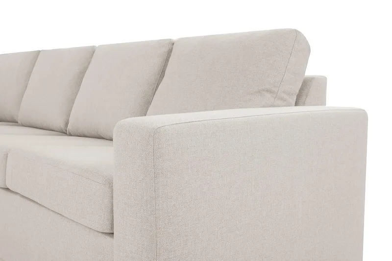 Crazy 6-seters Venstrevendt U-formet Large Hjørnesofa med Divan i Stoff - Beige - Møbler - Sofaer - Hjørnesofa