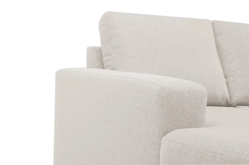 Crazy 6-seters Venstrevendt U-formet Large Hjørnesofa med Divan i Stoff - Beige - Møbler - Sofaer - Hjørnesofa