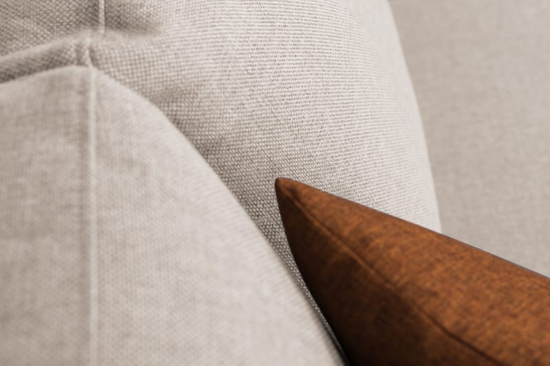 Crazy 6-seters Venstrevendt U-formet Large Hjørnesofa med Divan i Stoff - Beige - Møbler - Sofaer - Hjørnesofa - Hjørnesofa med divan