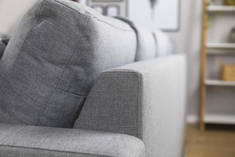 Crazy 6-seters Venstrevendt U-formet Large Hjørnesofa med Divan i Stoff - Grå - Møbler - Sofaer - Hjørnesofa - Hjørnesofa med divan