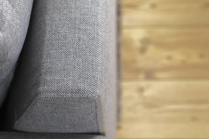 Crazy 6-seters Venstrevendt U-formet Large Hjørnesofa med Divan i Stoff - Grå - Møbler - Sofaer - Hjørnesofa - Hjørnesofa med divan