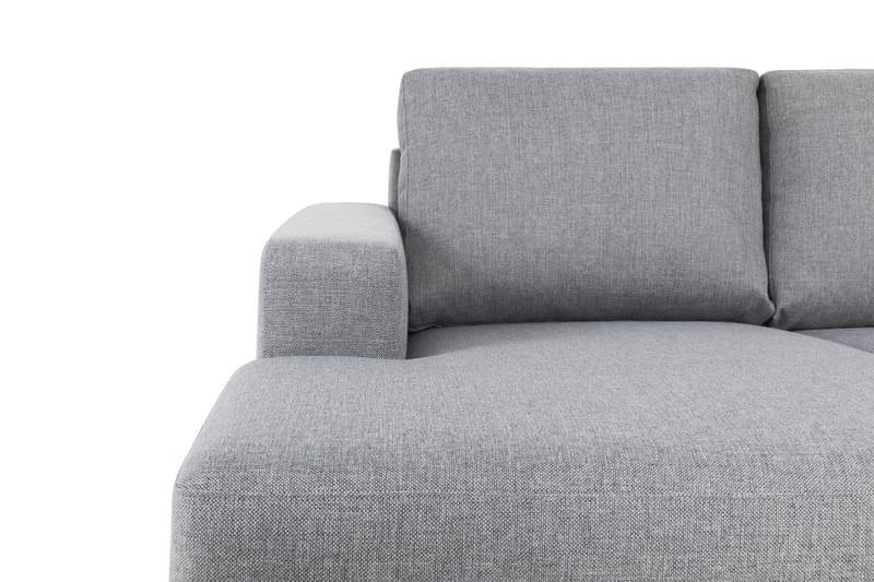 Crazy 6-seters Venstrevendt U-formet Large Hjørnesofa med Divan i Stoff - Grå - Møbler - Sofaer - Hjørnesofa - Hjørnesofa med divan