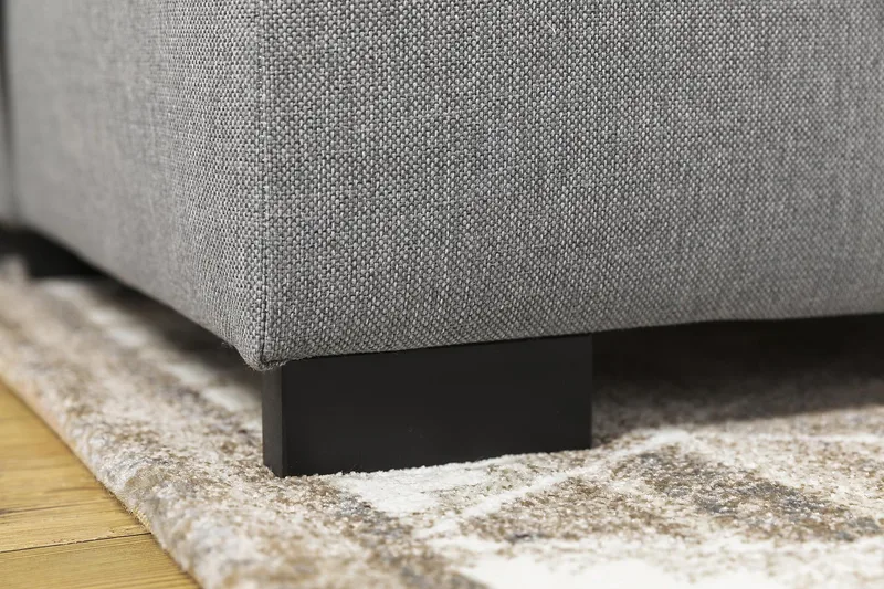 Crazy 6-seters Venstrevendt U-formet Large Hjørnesofa med Divan i Stoff - Grå - Møbler - Sofaer - Hjørnesofa - Hjørnesofa med divan