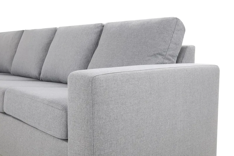 Crazy 6-seters Venstrevendt U-formet Large Hjørnesofa med Divan i Stoff - Grå - Møbler - Sofaer - Hjørnesofa - Hjørnesofa med divan