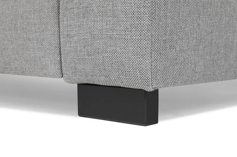 Crazy 6-seters Venstrevendt U-formet Large Hjørnesofa med Divan i Stoff - Grå - Møbler - Sofaer - Hjørnesofa - Hjørnesofa med divan