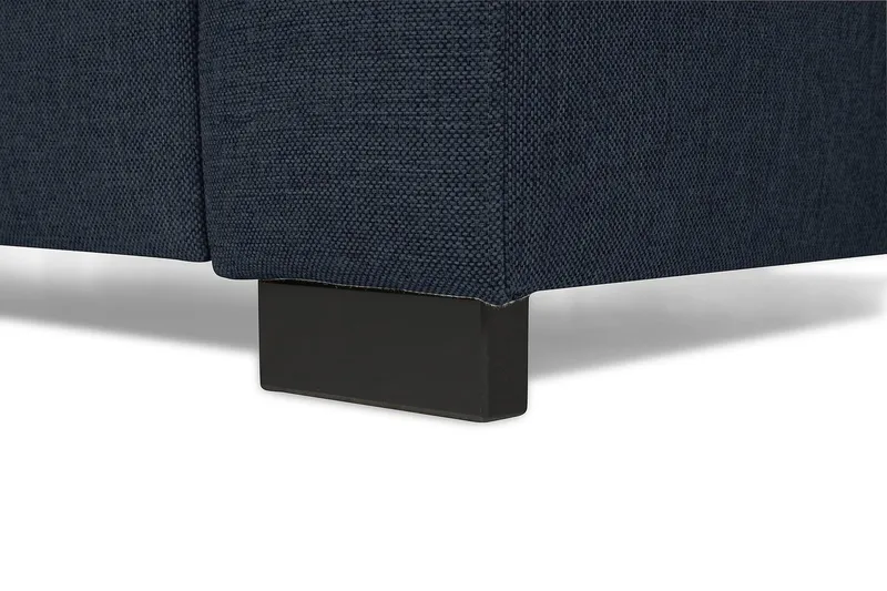 Crazy 6-seters Venstrevendt U-formet X-Large Hjørnesofa med Divan i Stoff - Blå - Møbler - Sofaer - Hjørnesofa - Hjørnesofa med divan