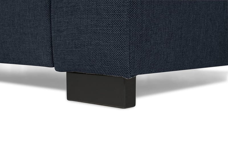 Crazy 6-seters Venstrevendt U-formet X-Large Hjørnesofa med Divan i Stoff - Blå - Møbler - Sofaer - Hjørnesofa - Hjørnesofa med divan