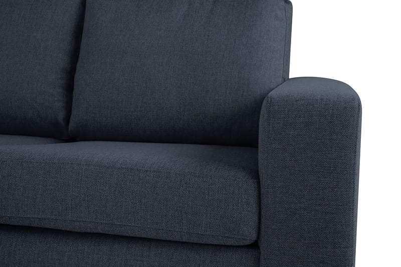 Crazy 6-seters Venstrevendt U-formet X-Large Hjørnesofa med Divan i Stoff - Blå - Møbler - Sofaer - Hjørnesofa - Hjørnesofa med divan