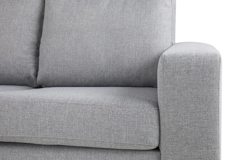 Crazy 6-seters Venstrevendt U-formet X-Large Hjørnesofa med Divan i Stoff - Grå - Møbler - Sofaer - Hjørnesofa - Hjørnesofa med divan