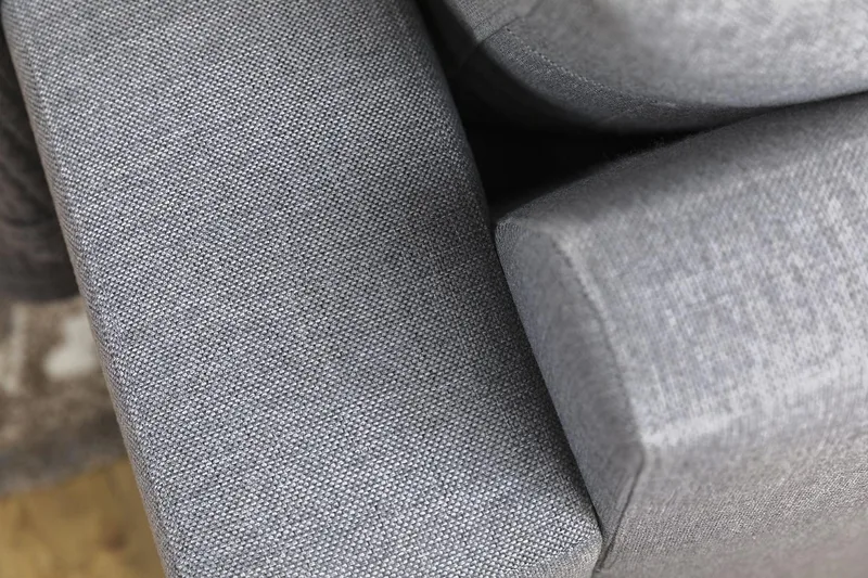 Crazy 6-seters Venstrevendt U-formet X-Large Hjørnesofa med Divan i Stoff - Grå - Møbler - Sofaer - Hjørnesofa - Hjørnesofa med divan