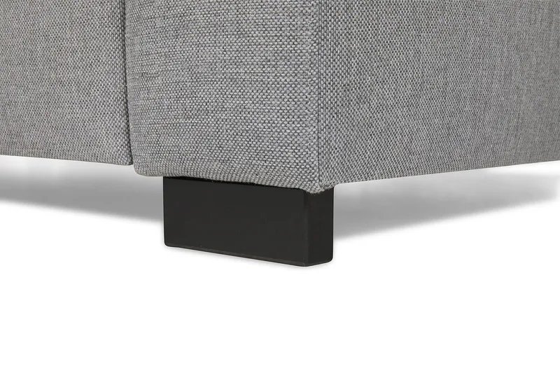 Crazy 6-seters Venstrevendt U-formet X-Large Hjørnesofa med Divan i Stoff - Grå - Møbler - Sofaer - Hjørnesofa - Hjørnesofa med divan