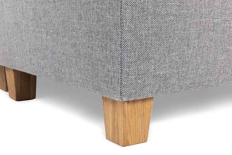 Crazy 6-seters Venstrevendt U-formet X-Large Hjørnesofa med Divan i Stoff - Grå - Møbler - Sofaer - Hjørnesofa - Hjørnesofa med divan