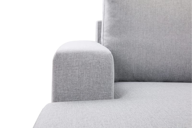 Crazy 6-seters Venstrevendt U-formet X-Large Hjørnesofa med Divan i Stoff - Grå - Møbler - Sofaer - Hjørnesofa - Hjørnesofa med divan