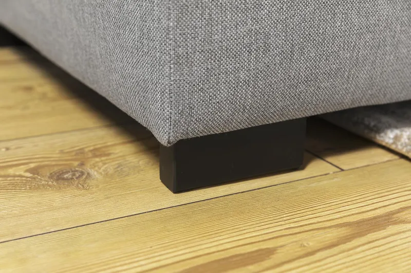 Crazy 6-seters Venstrevendt U-formet X-Large Hjørnesofa med Divan i Stoff - Grå - Møbler - Sofaer - Hjørnesofa - Hjørnesofa med divan