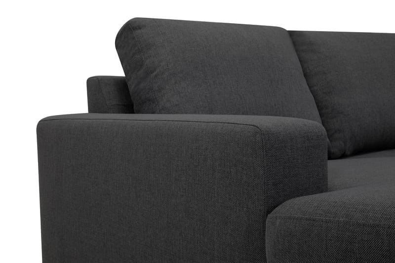 Crazy 6-seters Venstrevendt U-formet X-Large Hjørnesofa med Divan i Stoff - Mørk grå - Møbler - Sofaer - Hjørnesofa - Hjørnesofa med divan