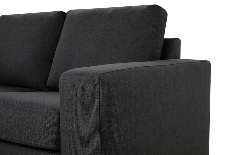 Crazy 6-seters Venstrevendt U-formet X-Large Hjørnesofa med Divan i Stoff - Mørk grå - Møbler - Sofaer - Hjørnesofa - Hjørnesofa med divan