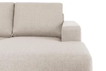 Crazy 7-seters høyrevendt U-formet ekstra ekstra stor hjørnesofa med sjeselong i stoff - Beige - Møbler - Sofaer - Hjørnesofa - Hjørnesofa med divan