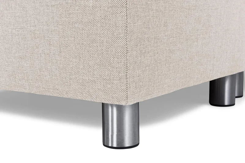 Crazy 7-seters høyrevendt U-formet ekstra ekstra stor hjørnesofa med sjeselong i stoff - Beige - Møbler - Sofaer - Hjørnesofa - Hjørnesofa med divan