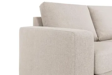 Crazy 7-seters høyrevendt U-formet ekstra ekstra stor hjørnesofa med sjeselong i stoff - Beige - Møbler - Sofaer - Hjørnesofa - Hjørnesofa med divan
