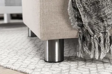 Crazy 7-seters høyrevendt U-formet ekstra ekstra stor hjørnesofa med sjeselong i stoff - Beige - Møbler - Sofaer - Hjørnesofa - Hjørnesofa med divan
