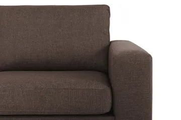 Crazy 7-seters høyrevendt U-formet ekstra ekstra stor hjørnesofa med sjeselong i stoff - Brun - Møbler - Sofaer - Hjørnesofa - Hjørnesofa med divan