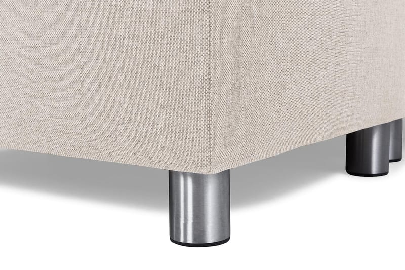 Crazy 7-seters Høyrevendt U-formet XX-Large Hjørnesofa med Divan i Stoff - Beige - Møbler - Sofaer - Hjørnesofa - Hjørnesofa med divan