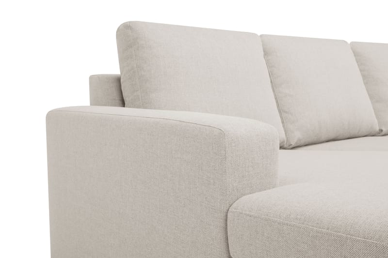 Crazy 7-seters Høyrevendt U-formet XX-Large Hjørnesofa med Divan i Stoff - Beige - Møbler - Sofaer - Hjørnesofa - Hjørnesofa med divan
