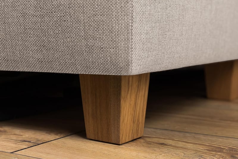 Crazy 7-seters Høyrevendt U-formet XX-Large Hjørnesofa med Divan i Stoff - Beige - Møbler - Sofaer - Hjørnesofa - Hjørnesofa med divan