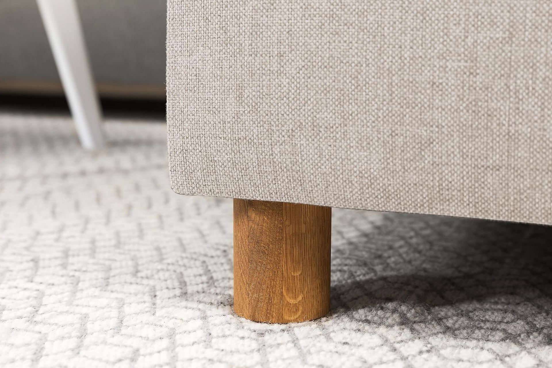 Crazy 7-seters Høyrevendt U-formet XX-Large Hjørnesofa med Divan i Stoff - Beige - Møbler - Sofaer - Hjørnesofa - Hjørnesofa med divan