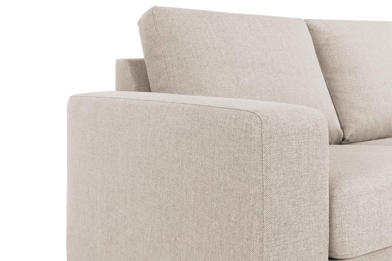 Crazy 7-seters Høyrevendt U-formet XX-Large Hjørnesofa med Divan i Stoff - Beige - Møbler - Sofaer - Hjørnesofa - Hjørnesofa med divan