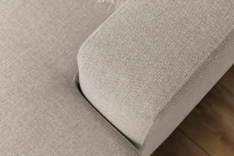 Crazy 7-seters Høyrevendt U-formet XX-Large Hjørnesofa med Divan i Stoff - Beige - Møbler - Sofaer - Hjørnesofa - Hjørnesofa med divan