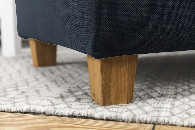 Crazy 7-seters Høyrevendt U-formet XX-Large Hjørnesofa med Divan i Stoff - Blå - Møbler - Sofaer - Hjørnesofa - Hjørnesofa med divan