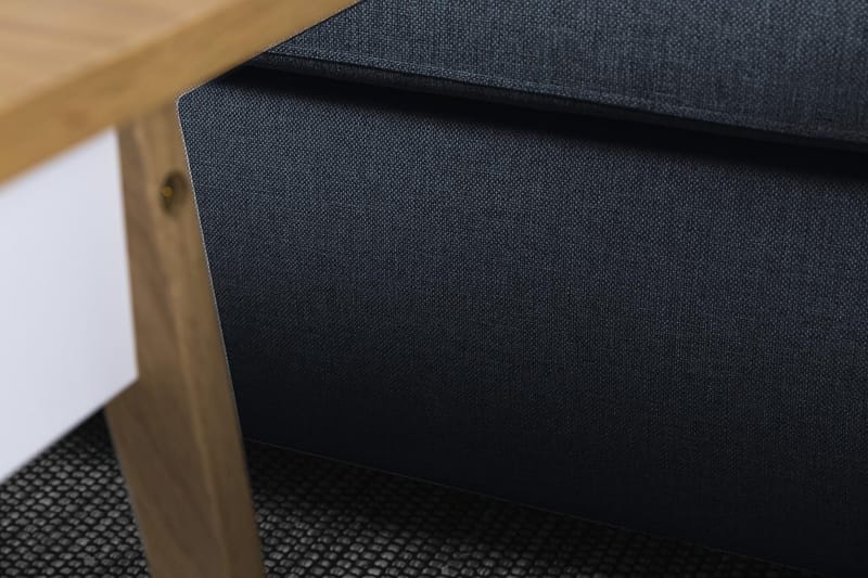 Crazy 7-seters Høyrevendt U-formet XX-Large Hjørnesofa med Divan i Stoff - Blå - Møbler - Sofaer - Hjørnesofa - Hjørnesofa med divan