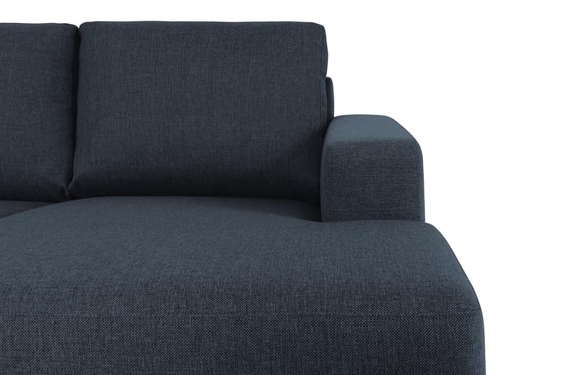 Crazy 7-seters Høyrevendt U-formet XX-Large Hjørnesofa med Divan i Stoff - Blå - Møbler - Sofaer - Hjørnesofa - Hjørnesofa med divan